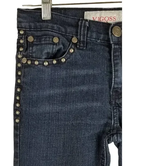 Vigoss GIRLS Whiskering Studded Jean's 12 - Picture 2 of 5